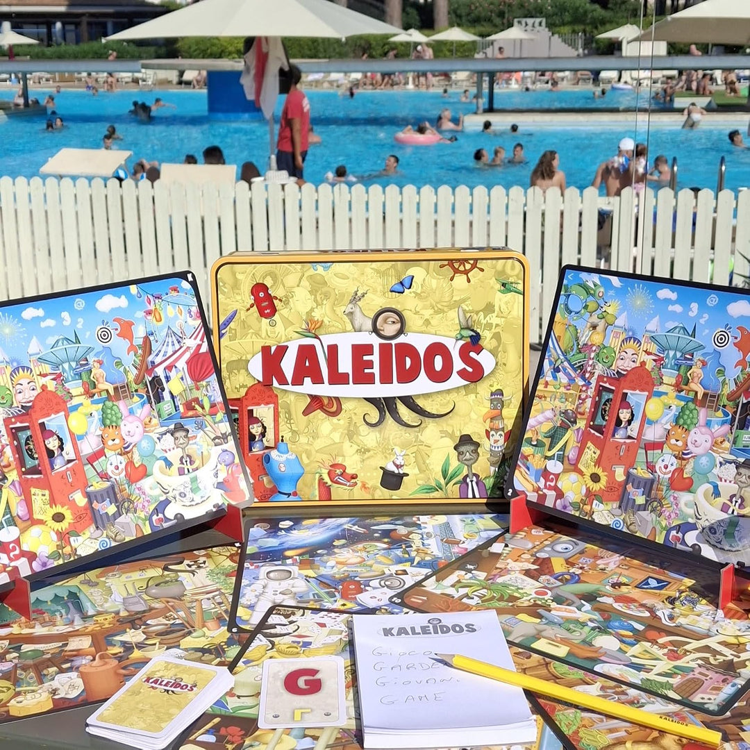 KALEIDOSGAMES Kaleidos - Das Spiel der verborgenen Bilder - Metallbox