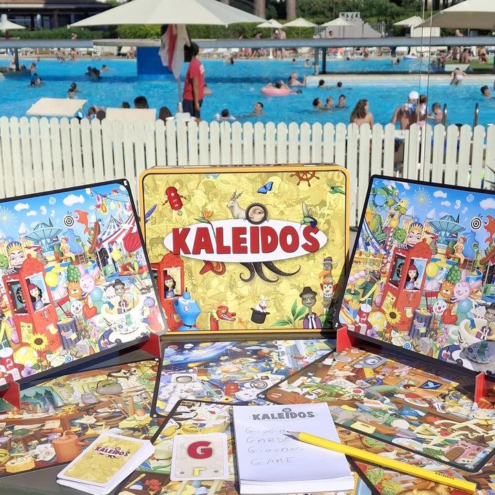 KALEIDOSGAMES Kaleidos - Das Spiel der verborgenen Bilder - Metallbox