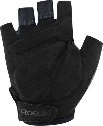 Roeckl Ibio Fahrrad Handschuhe kurz schwarz/grau 2024: Grösse: 6.5 6.5 Schwarz, 6.5 Schwarz