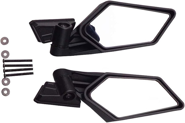 WOOSTAR 1.7" Konvexer Seitenspiegel Ersatz für UTV Polaris RZR Maverick X3 2017 2018 Suzuki Quadrace