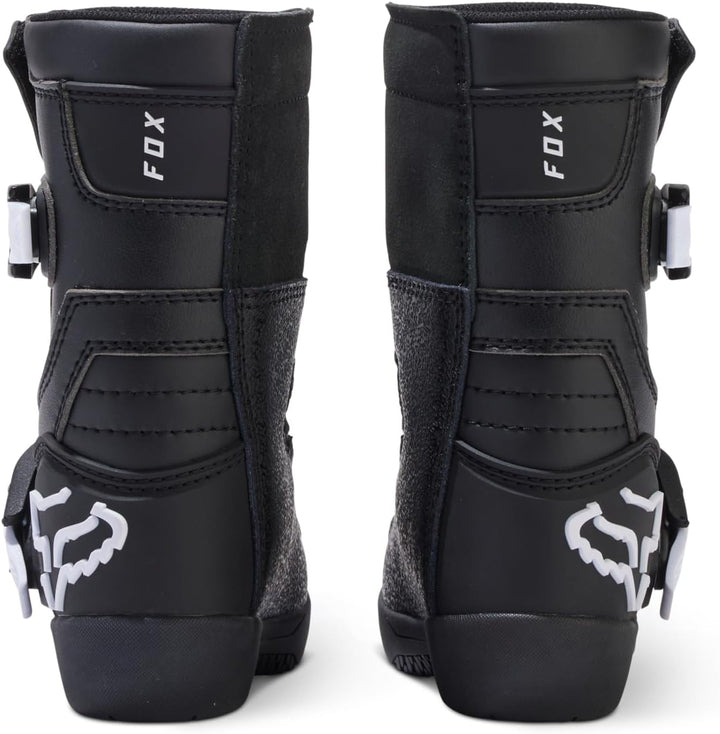 Fox Racing Unisex Kinder Comp Motocross-Stiefel 30 EU Schwarz, 30 EU Schwarz