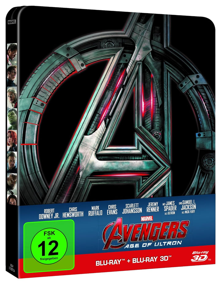 Avengers: Age of Ultron - Steelbook [Limited Edition] (+ Blu-ray) [Blu-ray 3D], 3D
