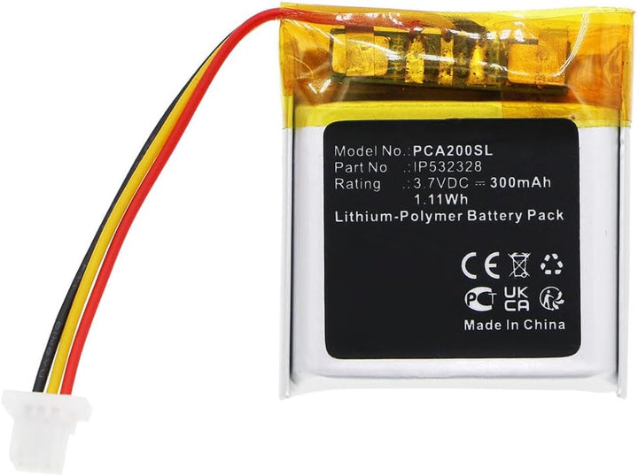 CELLONIC, Akku für Headset kompatibel mit Phonak ComPilot Air II (300mAh, 3.7V) Ersatzakku IP532328