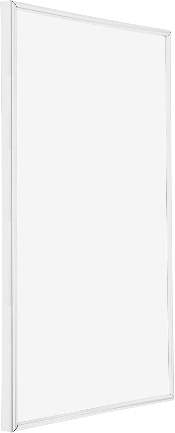 yd., Bilderrahmen 60x90 cm - Bilderrahmen Kunststoff mit Acrylglas - Ausgezeichnete Qualität -Weiss