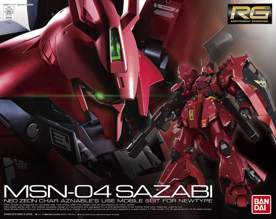 Bandai Spirits RG 1/144 MSN-04 SAZABI