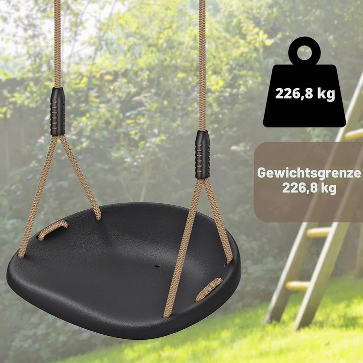 BeneLabel Schaukel Kinder, Indoor Outdoor Babyschaukel Hartgummi Schaukelsitz Spielplatz Gartenschau
