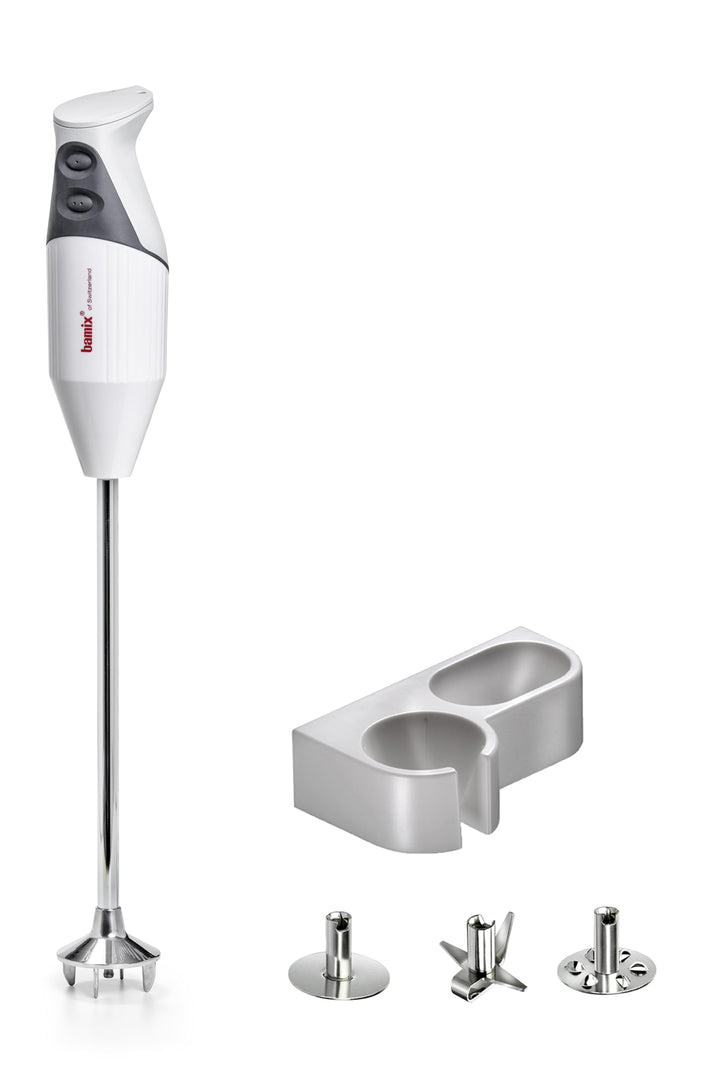 bamix Stabmixer Set G350 GASTRO PRO-3 inkl. Multifunktionsmesser, Quirl-Aufsatz und Schlagscheiben-A