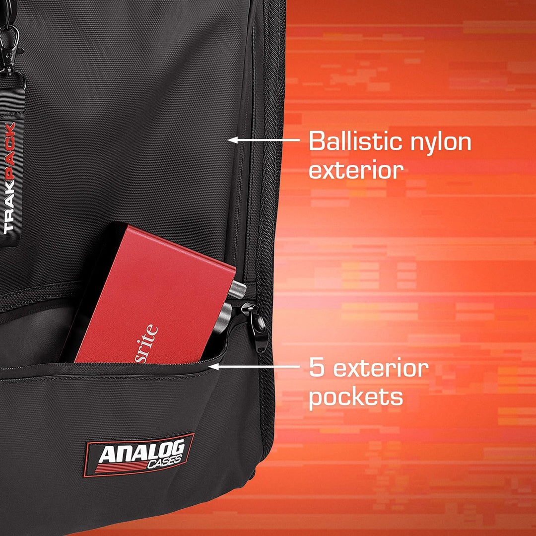 Analog Cases TRAKPACK Backpack, Geräterucksack (robuster Transportrucksack, für Produzenten und DJs,