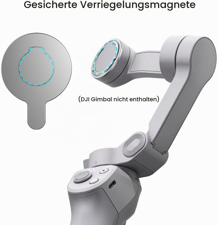 Encased Magnetischer Adapter für DJI OM Smartphone Gimbal Stabilisator - kompatibel mit MagSafe (DJI