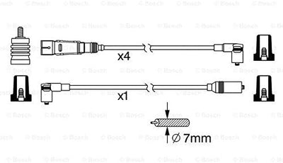 BOSCH 0986356342 Zündleitungssatz