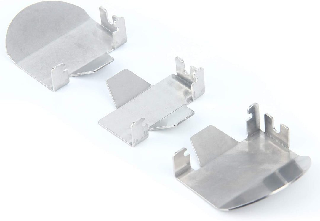 LCX Racing 1/10 RC Crawler Car Edelstahl Front & Rear & Middle Axle Guard Set Protector Armor for Tr