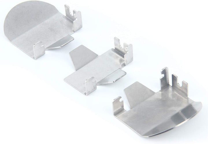 LCX Racing 1/10 RC Crawler Car Edelstahl Front & Rear & Middle Axle Guard Set Protector Armor for Tr
