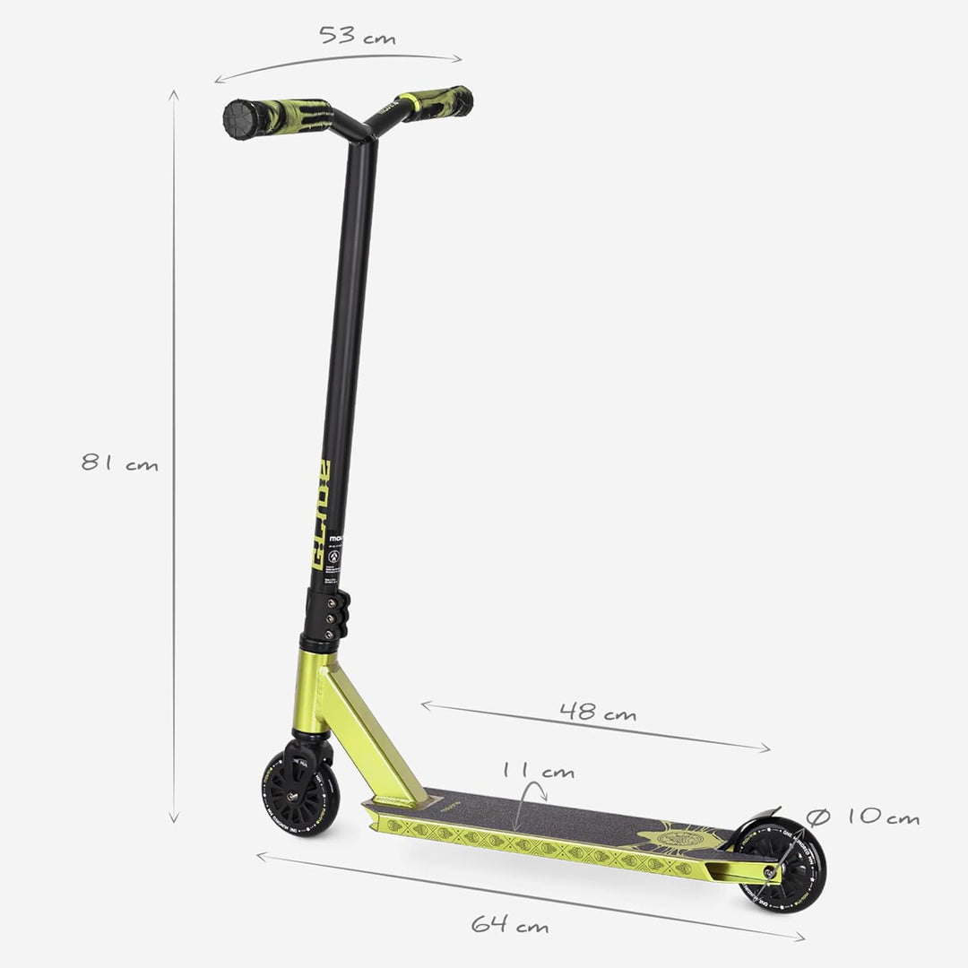 Movino Stunt Scooter Profi Roller für Erwachsene & Jugendliche mit ABEC 9 Kugellagern Kickscooter mi