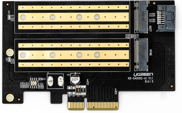 ZimaBoard Dual M.2 NVME SSD Adapterkarte 32 Gbps M Key PCIe 4.0 x4 Adapter für ZimaBoard Server, Des