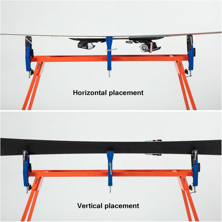 XCMAN Alpine Ski-Schraubstock PRO für Skituning und Wachsen, Winkel und Höhe verstellbar, langlebig