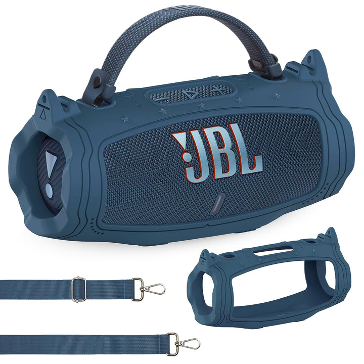 Silikonhülle für JBL Charge 6 tragbaren Lautsprecher, Schutzhülle für JBL Charge 6 Pro AI Sound Laut