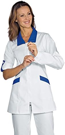 Robinson Damen Kasack Hawaii weiss+Royalblau Grösse XL