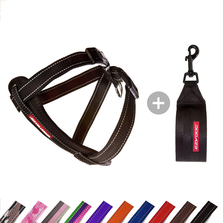 EzyDog Hundegeschirr Auto mit Sicherheitsgurt, Brustgeschirr Hund, Sicherheitsgeschirr Hund, &