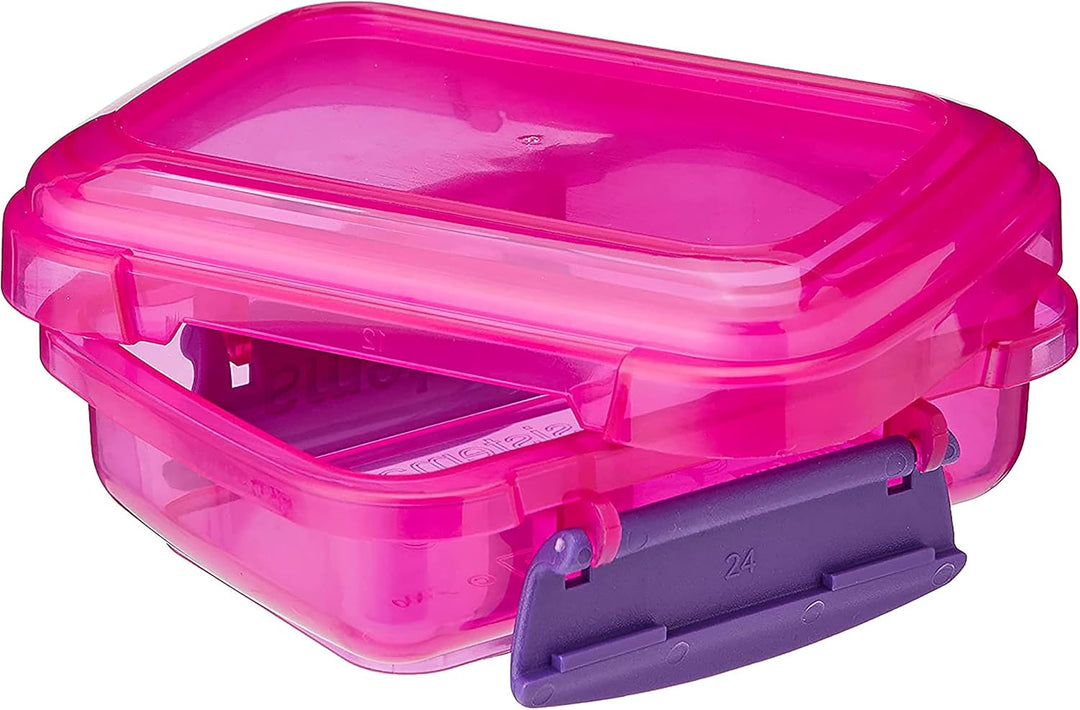 Sistema Lunch Frischhaltedose | 200 ml | kleine Snackboxen | BPA-freier Kunststoff | gemischte Farbe