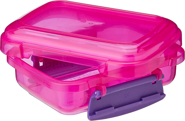 Sistema Lunch Frischhaltedose | 200 ml | kleine Snackboxen | BPA-freier Kunststoff | gemischte Farbe