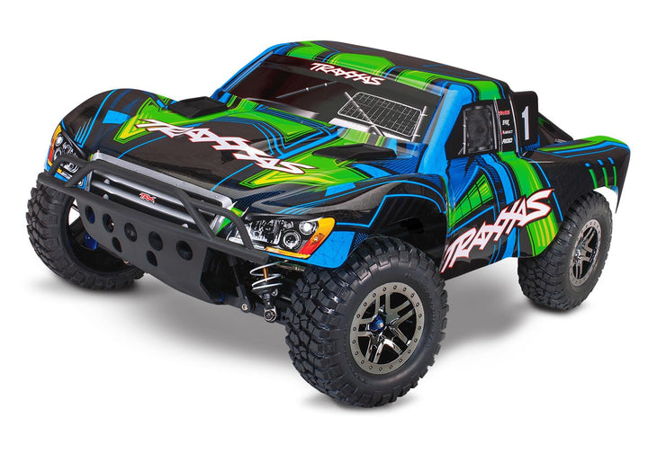 TRAXXAS Slash 4x4 grün RTR Clipless VXL Ultimate ohne Akku/Lader 1/10 Short-Course SC
