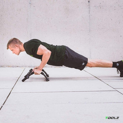 TOOLZ Chin Up Bar – Klimmzugstange für Zuhause – Multifunktionstrainer für Sit-ups, Press-ups & Chin
