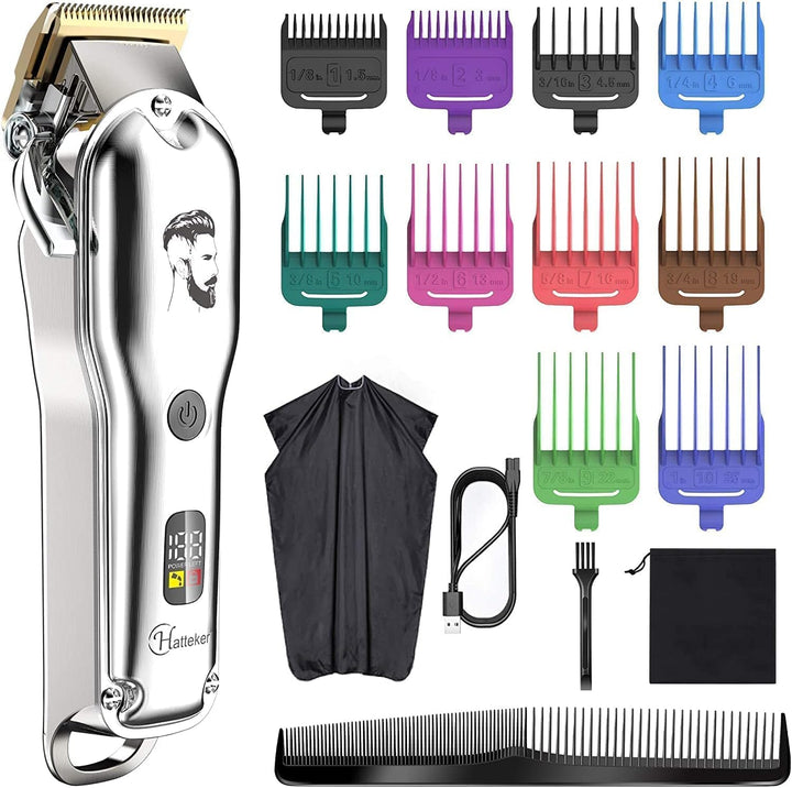 Hatteker Haarschneidemaschine Profi Haarschneider Herren Haartrimmer Bartschneider Barttrimmer Präzi