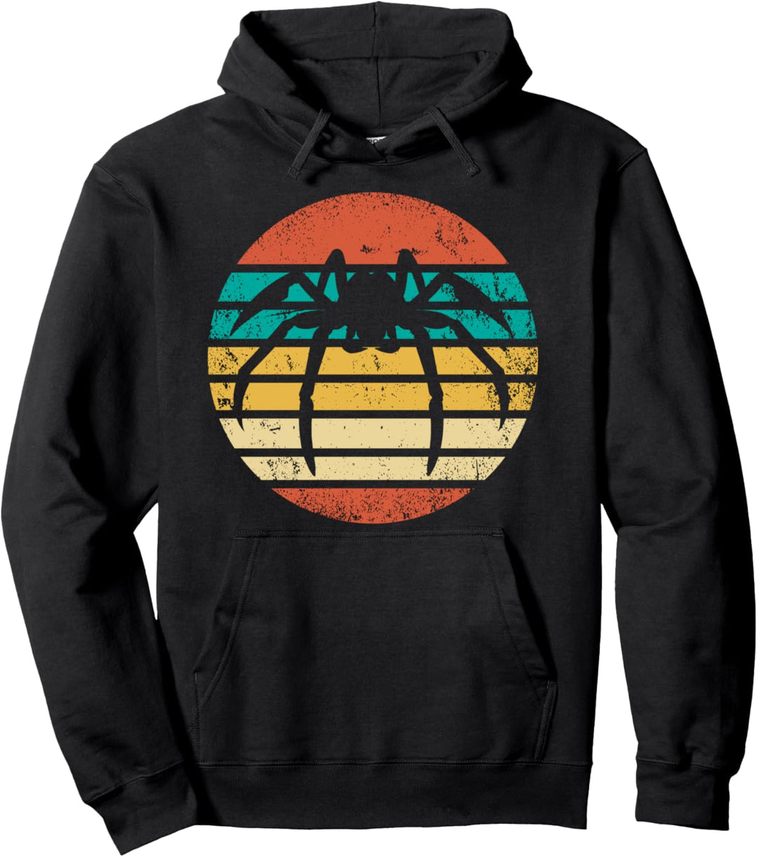 Retro Spinne Arachnologie - Vintage Haustier Spinne Pullover Hoodie
