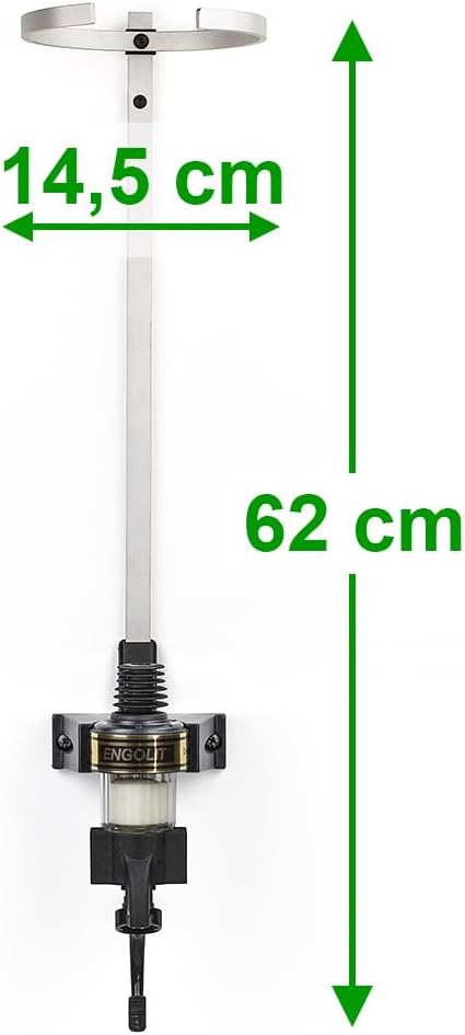 3-Liter-Flaschenhalter (inkl. 3,0 cl Finger-Push-Dosierer) für lange/grosse Flaschen ab 40 cm | Made