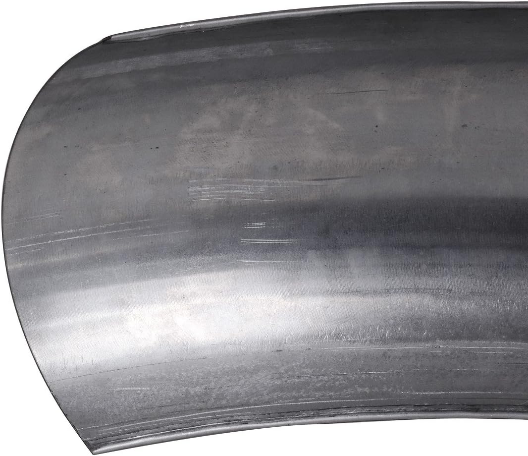 Universeller Heckfender aus Stahl, oberflächenverzinkt Breite: 180 mm Dicke: 1 mm mit Bördelung~