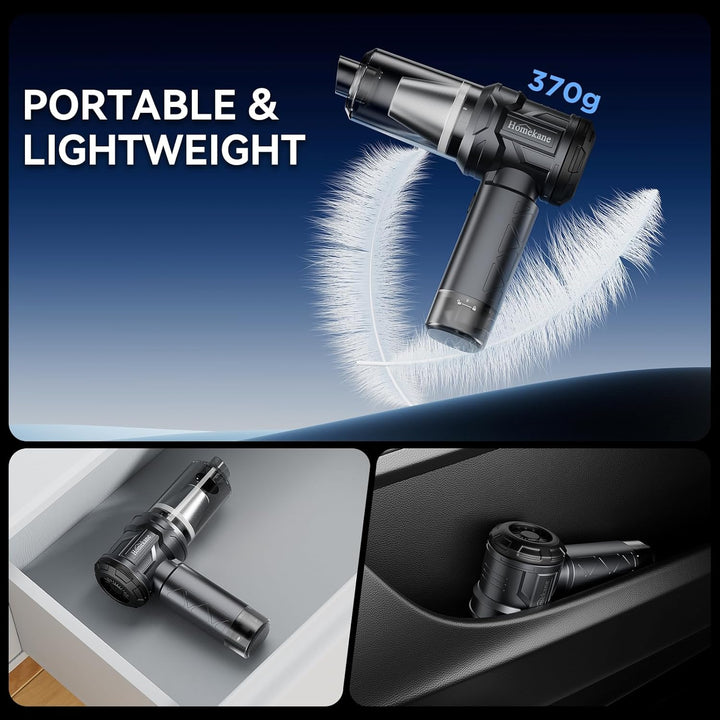 Handstaubsauger Testsieger, 15000Pa Stark Autostaubsauger Akku mit Bürstenloser Motor, 5 in 1 Kabell
