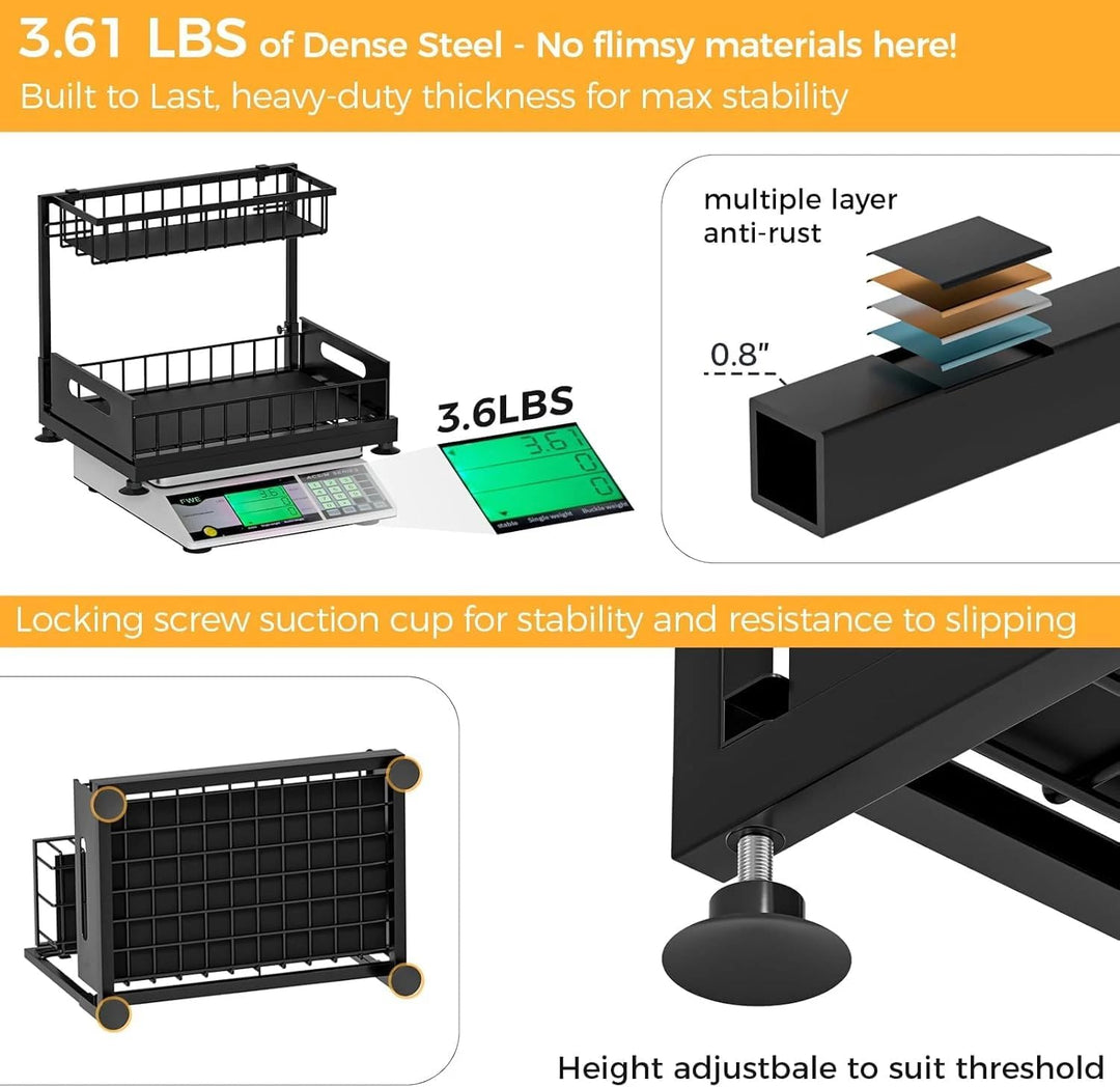 Küchen organizer, Metall Spülschrank organizer, Unterschrank Organizer, Herausgleiten Ausziehbares P