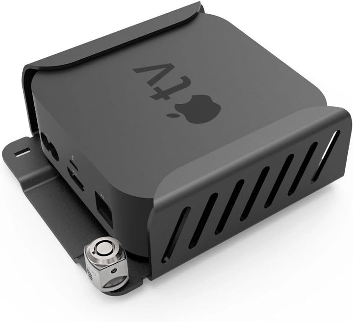 Inklusive Sicherheitshalterung für Apple TV mit Verriegelungskopf
