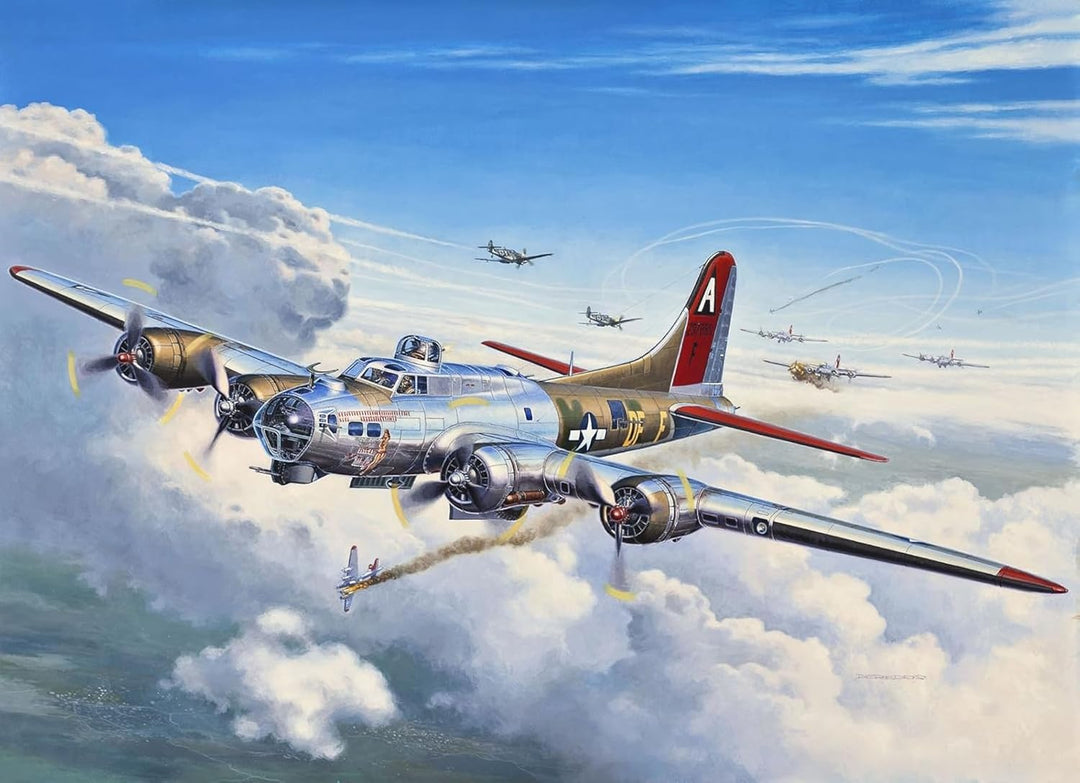 Revell Revell_04283 Modellbausatz Flugzeug 1:72 - B-17G "Flying Fortress" im Massstab 1:72, Level 5,