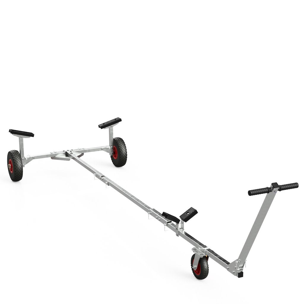 SUPROD Slipwagen Bootswagen Handtrailer faltbar Schlauchbootwagen TR260, PU, Ø 260 mm TR260-L-LU (sc