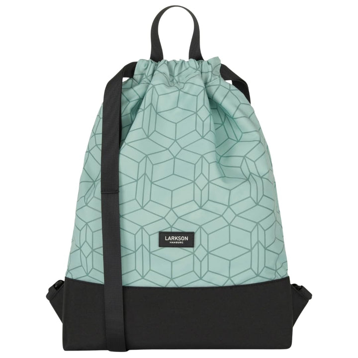 LARKSON Turnbeutel Damen &amp; Herren Mint - No 7 - Rucksack Damen für Sport und Festival - Beutel Rucks