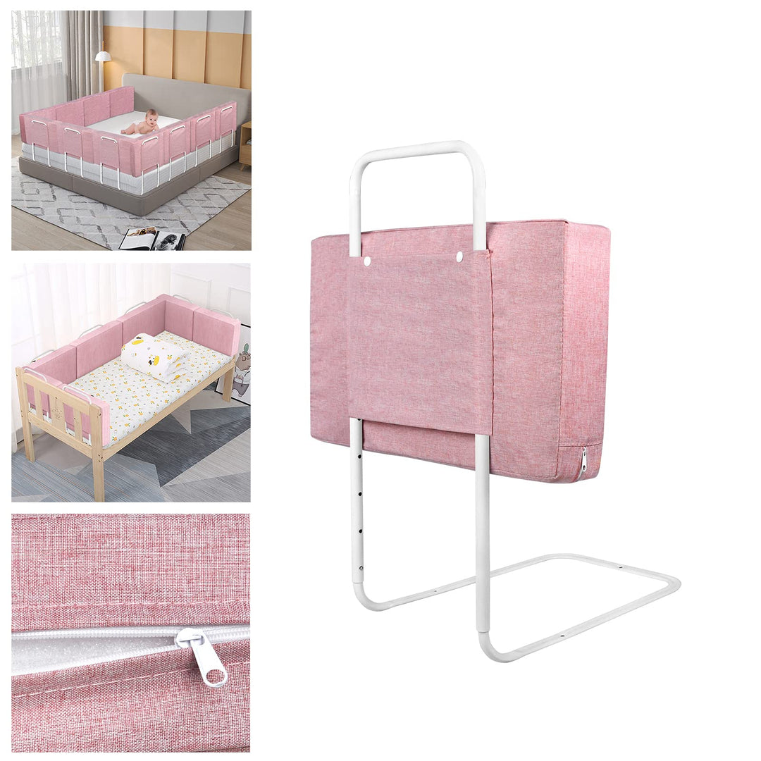 ACXIN 40-60cm Höhenverstellbares Weiches Gitterbett, Sturzsichere Tagesdecke für Kinder, Kinderbettg