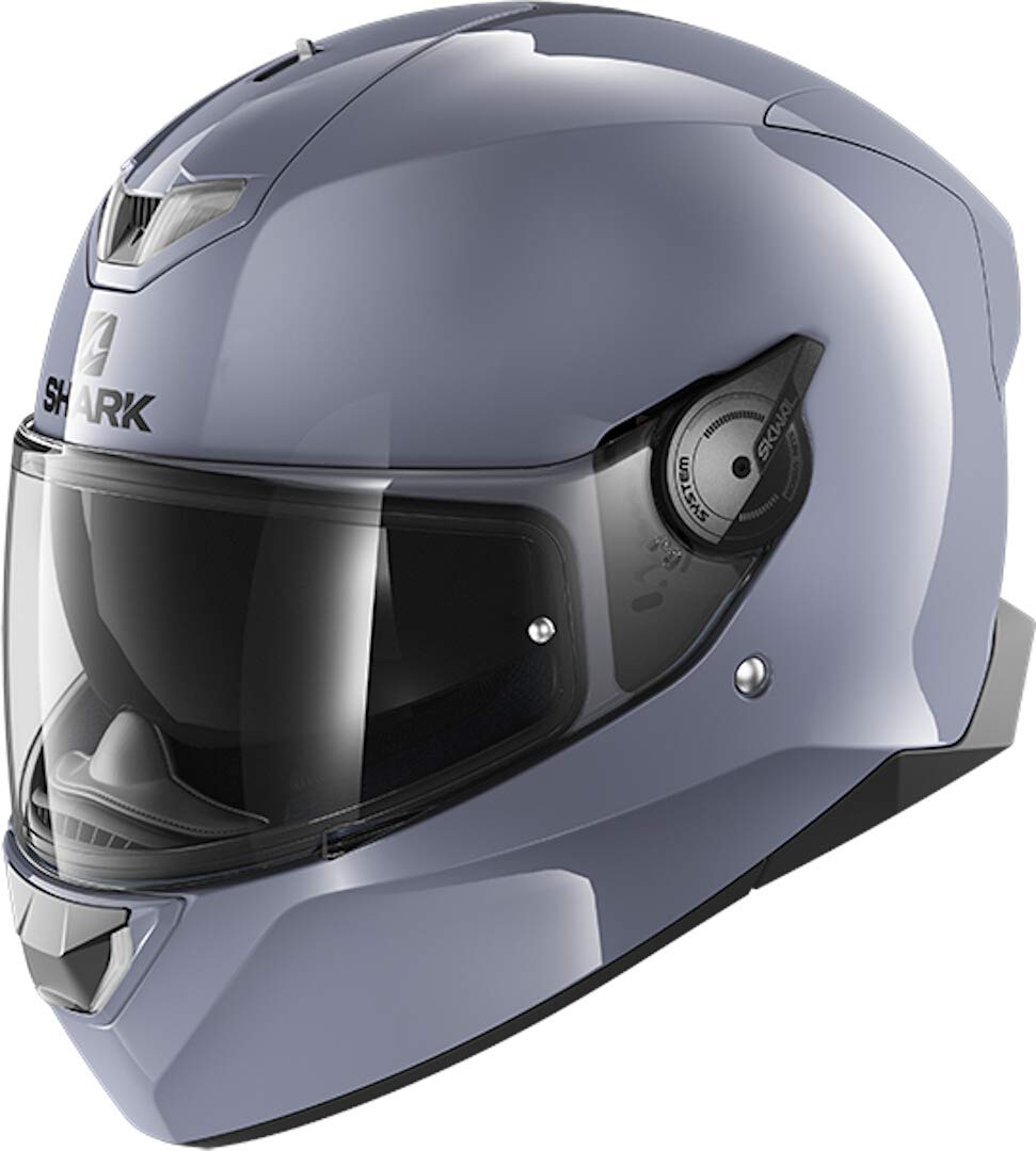 SHARK, Motorradhelm, Skwal 2, S01, XS | Schale aus eingespritztem thermoplastischen Harz Nardo grau