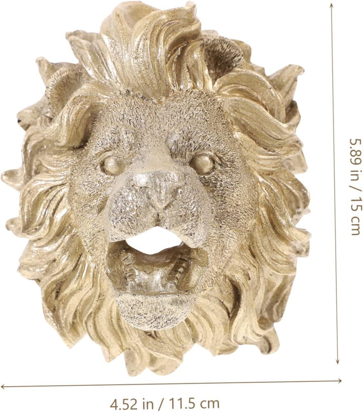 Happyyami Lion Wandbrunnen Sprinklerkopf Hochrealistische Wasserfontäne Für Garten Und Teich Für Inn