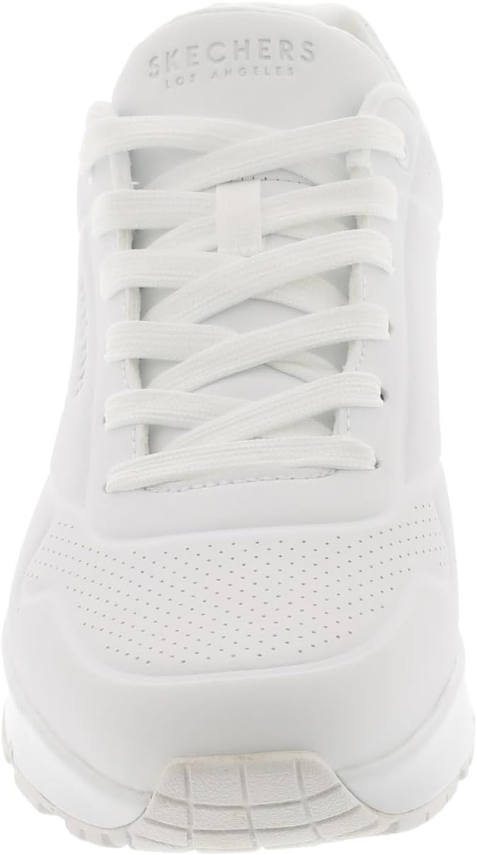 Skechers Herren UNO Stand On Air Sneaker 39 EU White Durabuck Mesh, 39 EU White Durabuck Mesh
