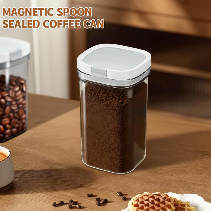 Kaffeeaufbewahrungsbehälter mit magnetischer Scoop,Lebensmittelaufbewahrungsbehälter für Küchenorgan