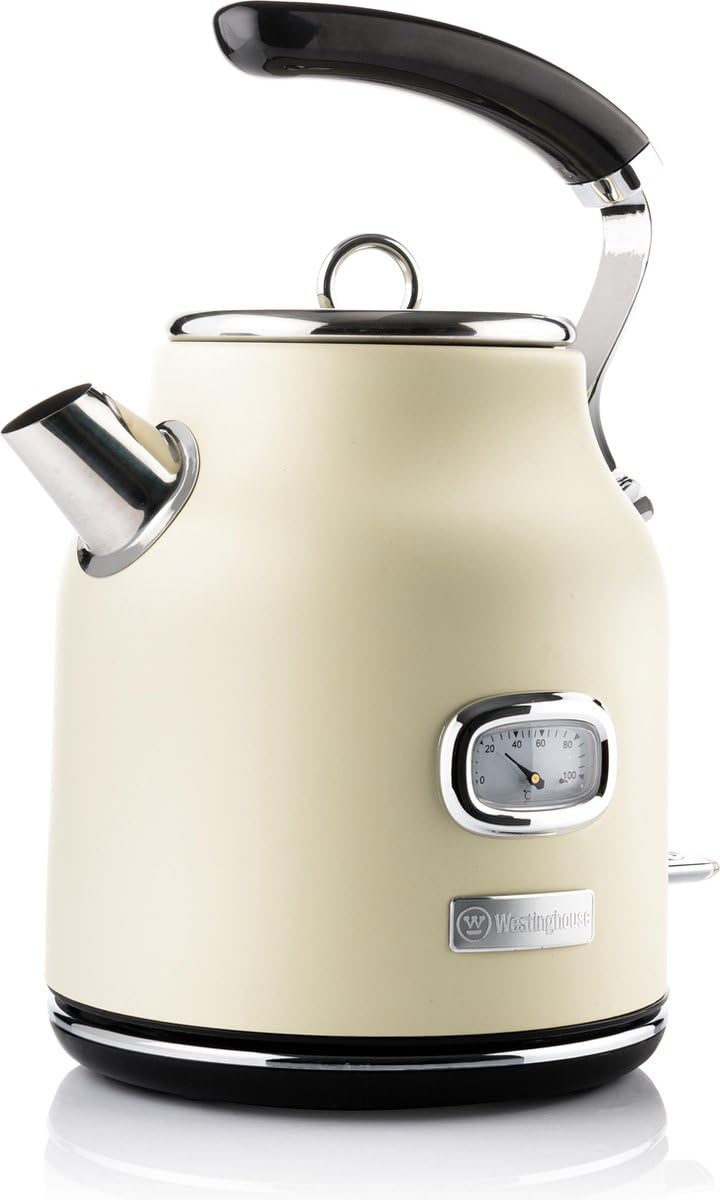Westinghouse Lighting Retro Wasserkocher Kocher Für Wasser Mit Temperatur & Wasserstandsanzeige, Mit