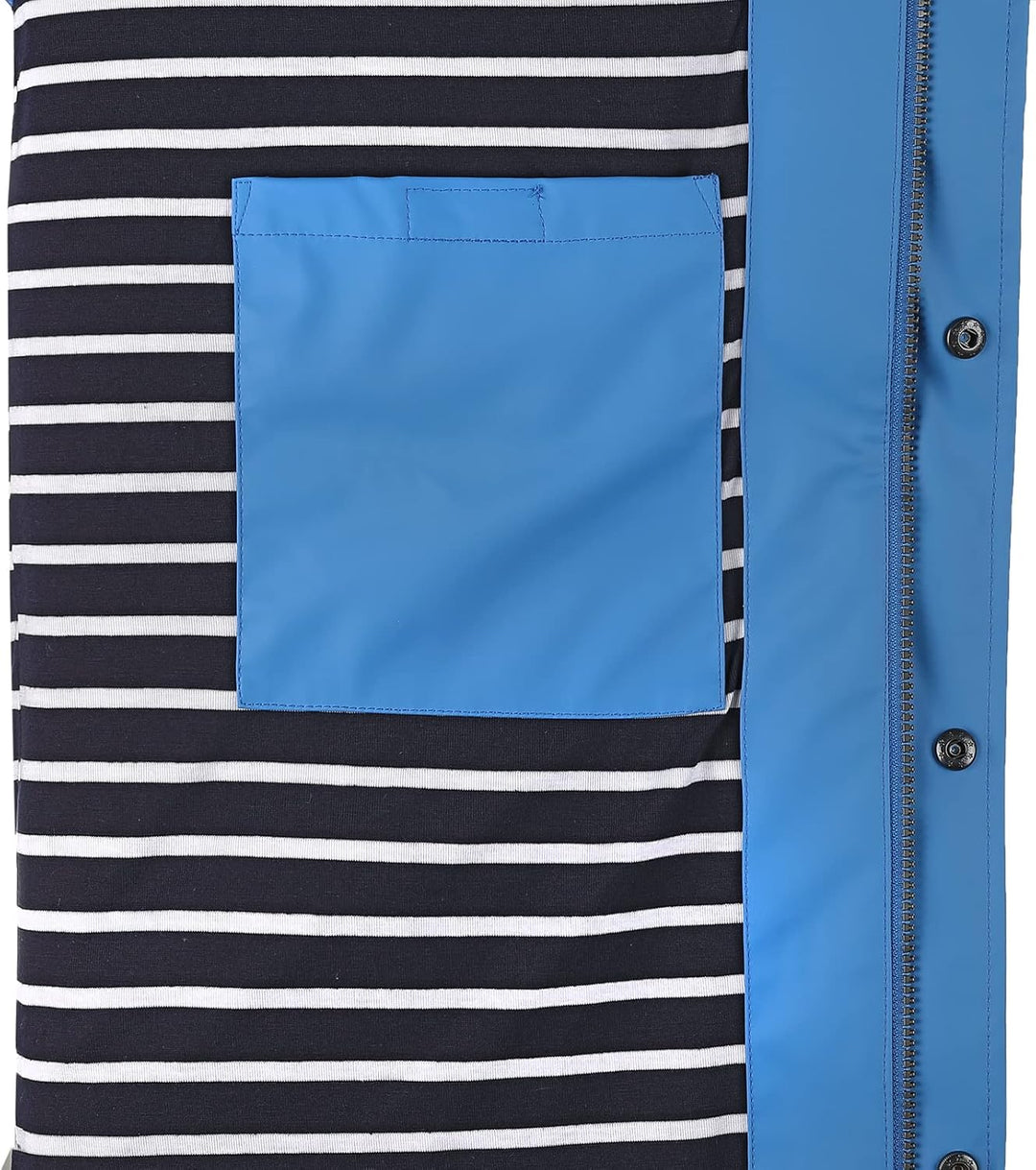 Dry Fashion Herren PU-Parka Lübeck - Regenjacke Herren Wasserdicht Winddicht Reissverschluss Outdoor
