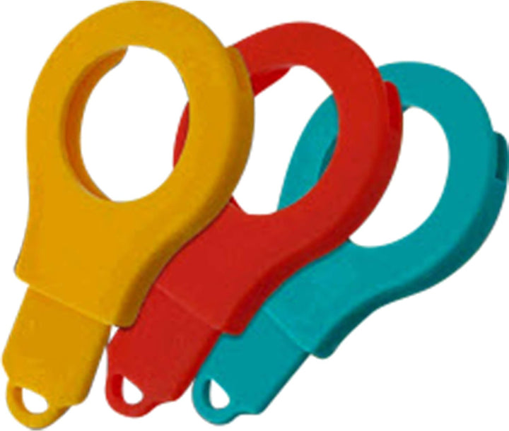 1000 Einkaufswagenchips Pfandmarken EKW2 Wertmarken Farbe Schwarz, Randmarken + 3 Chiphalter für Sch