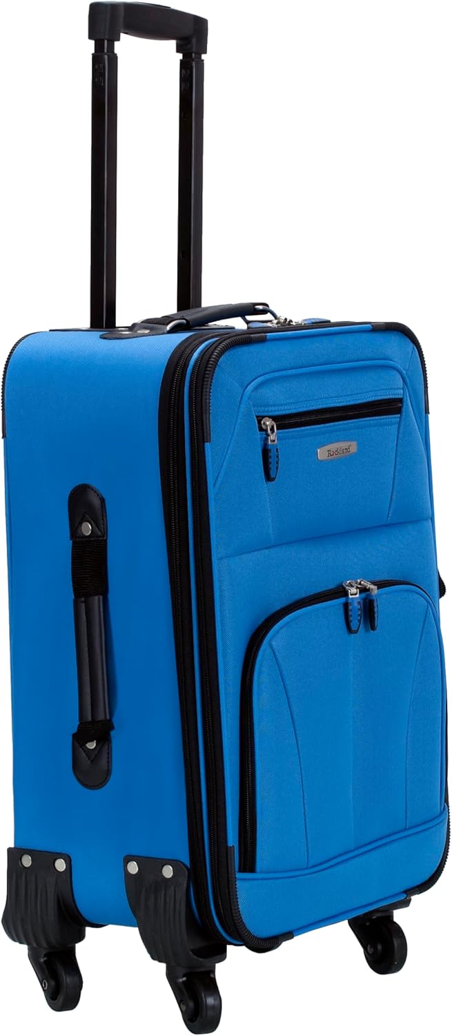 Rockland Pasadena Softside Spinner Rad Gepäck, blau, Carry-On 20-Inch, Pasadena Softside Spinner Whe