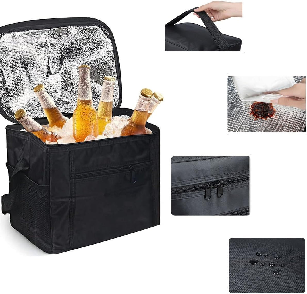 Kühltasche Faltbar, Kühltasche Picknicktasche Thermotasche Klein Lsoliertasche Lunch Tasche Eistasch