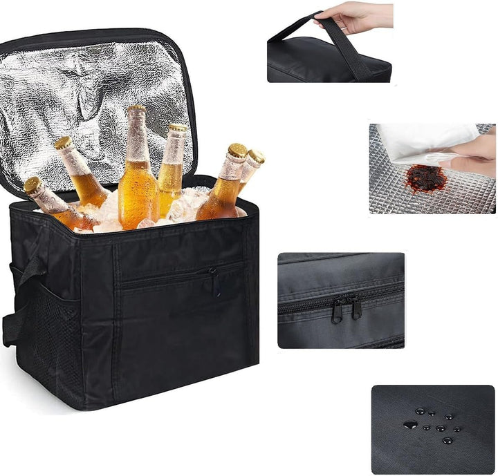 Kühltasche Faltbar, Kühltasche Picknicktasche Thermotasche Klein Lsoliertasche Lunch Tasche Eistasch