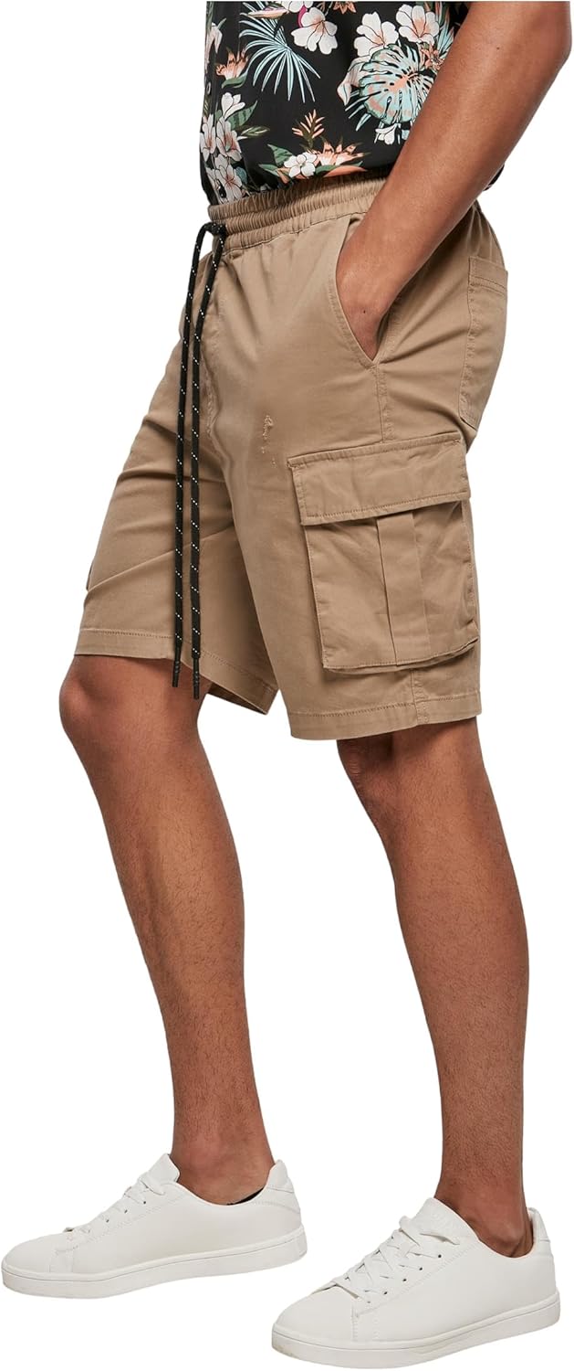 Urban Classics Herren Drawstring Cargo Shorts, Kurze Männer Cargohose, erhältlich in vielen verschie