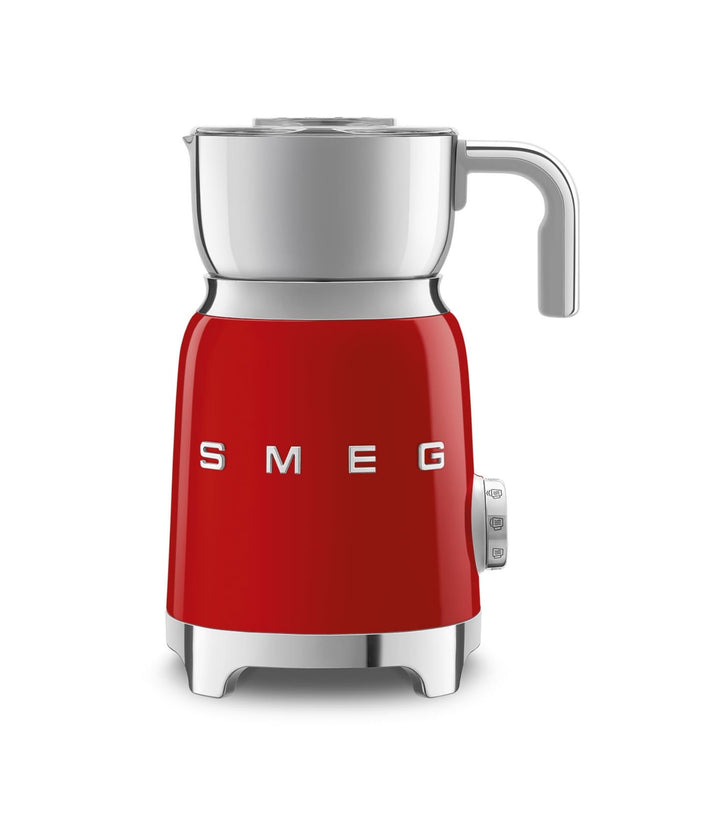 SMEG, Milchaufschäumer MFF11RDEU, mit Induktionssystem, 6 voreingestellte Programme, hochwertiges De