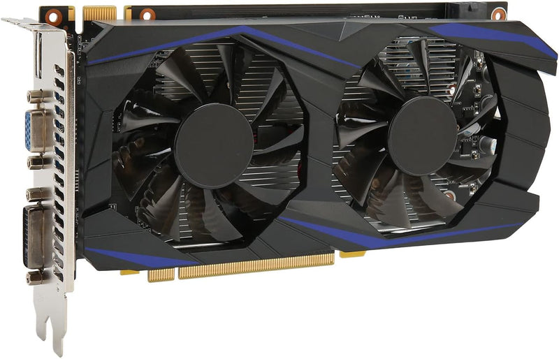 Cuifati GTX550Ti Gaming-Grafikkarte, 6 GB GDDR5 192-Bit-Computer-Grafikkarte mit Zwei Lüftern, PCIe